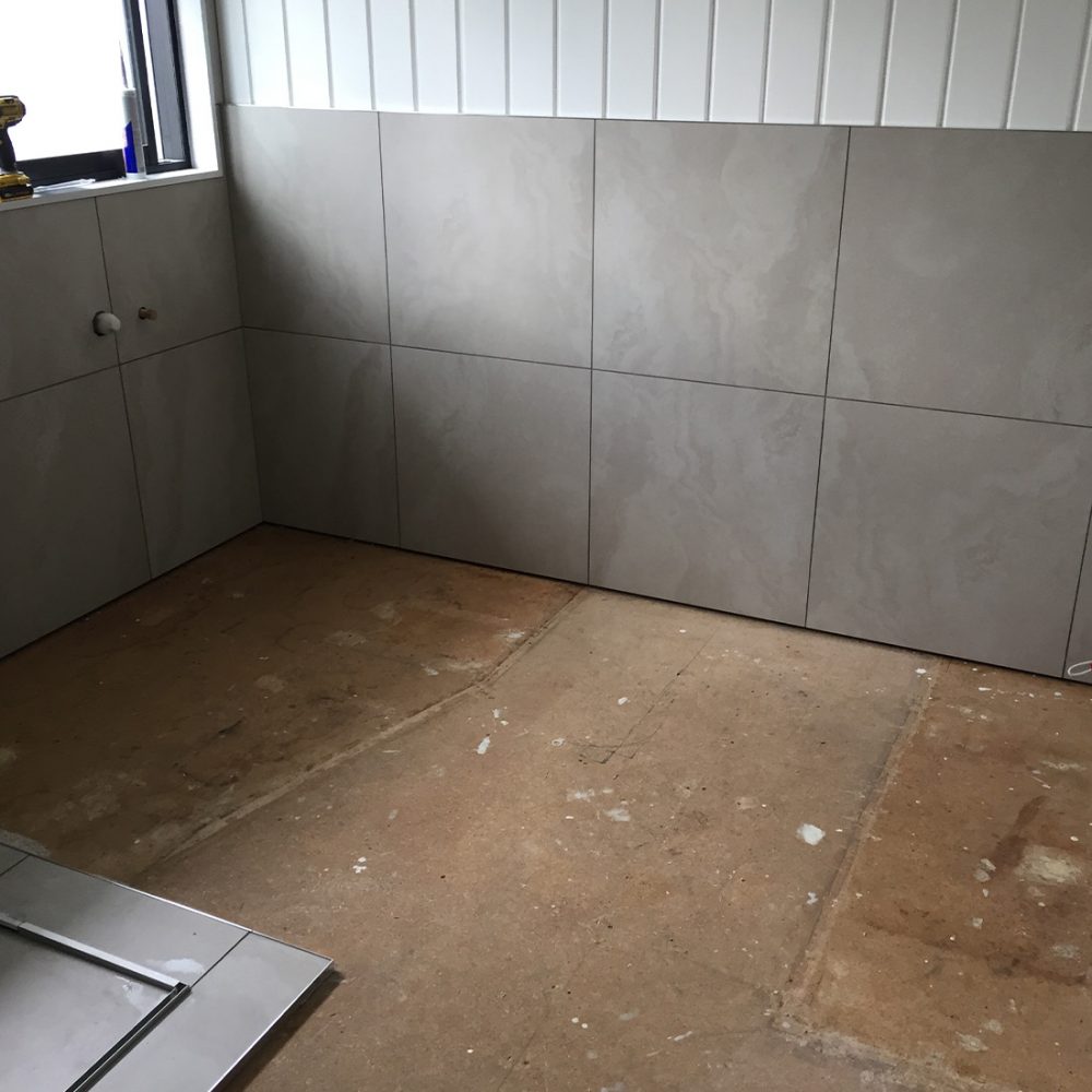 Bathroom walls
