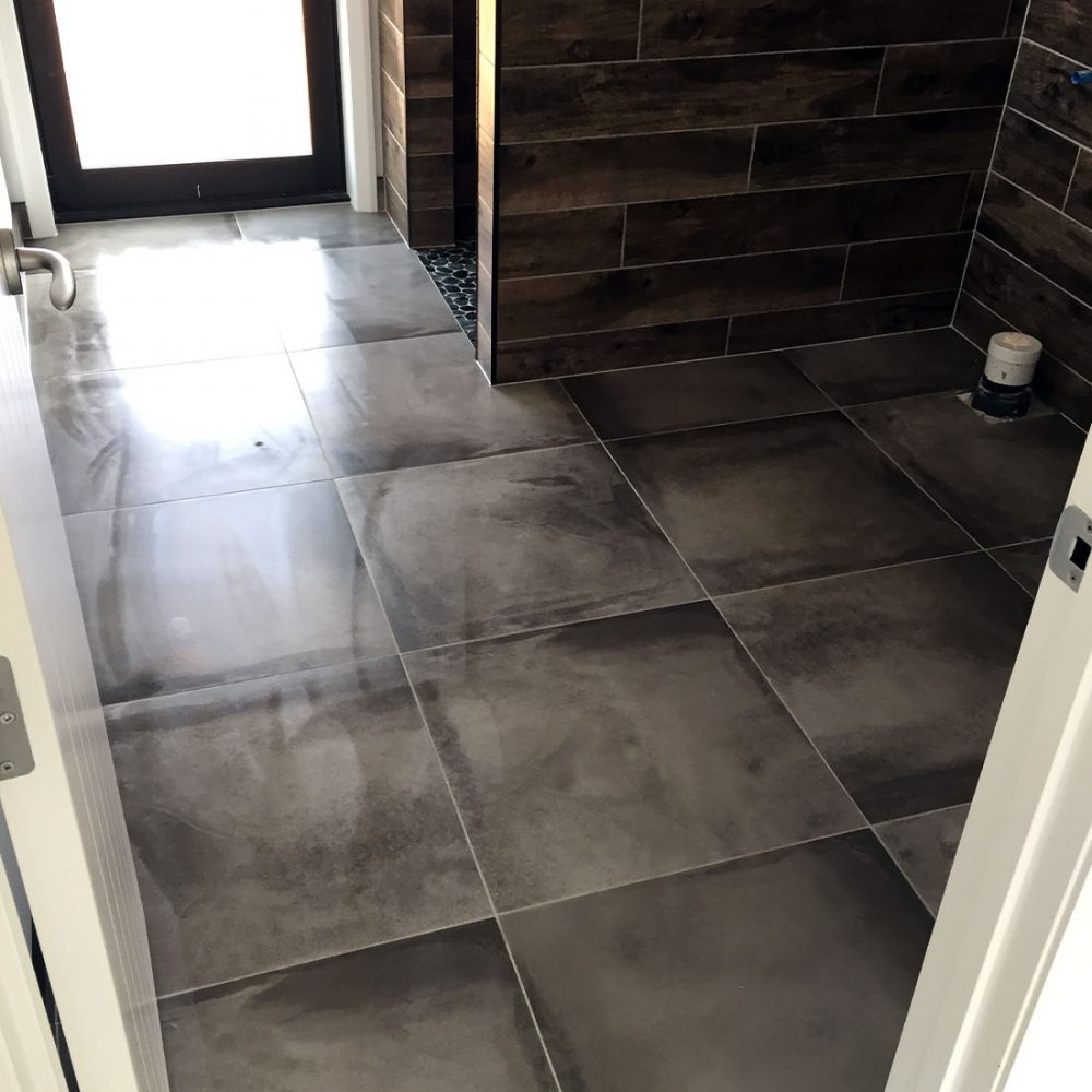 Ensuite floor