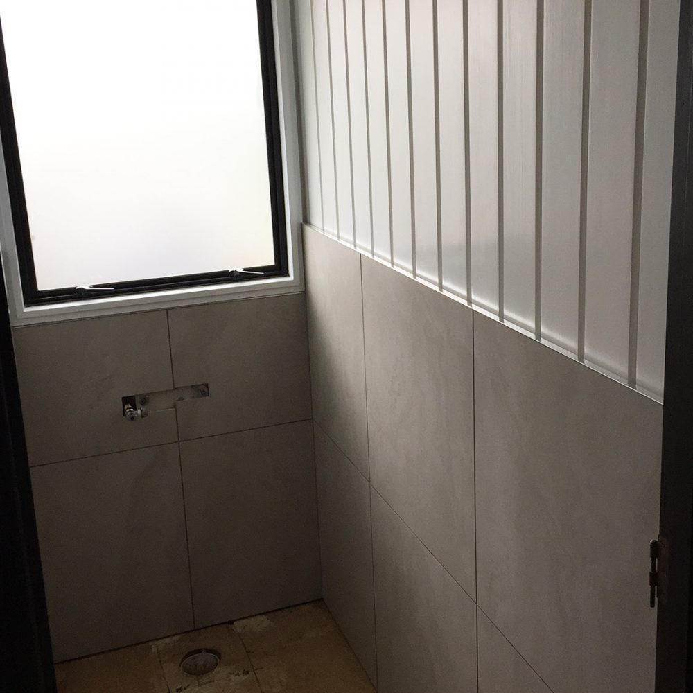 Toilet tiles