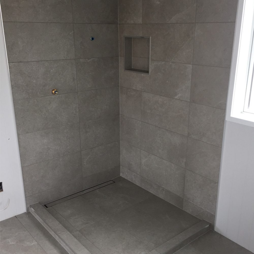 Shower tiling